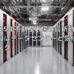 2025年不動産市場の最新動向：注目はデータセンターと気候変動リスク