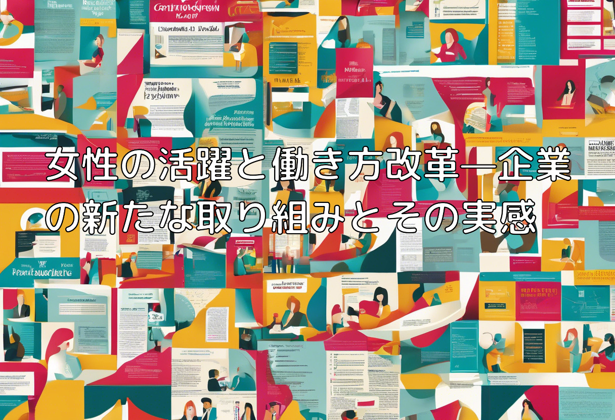 女性の活躍と働き方改革—企業の新たな取り組みとその実感