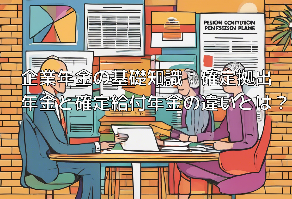 企業年金の基礎知識：確定拠出年金と確定給付年金の違いとは？