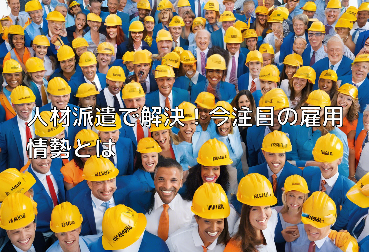 人材派遣で解決！今注目の雇用情勢とは