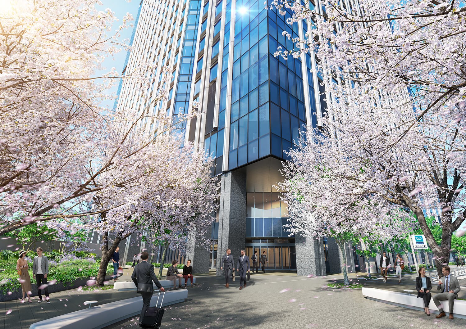 赤坂トラストタワーのエントランス(出典:森トラスト)